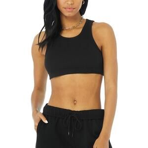 Ribbed Vibe Tank in Black